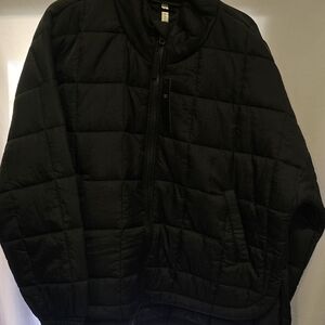 Fabletics Women's Black Puffer Jacket